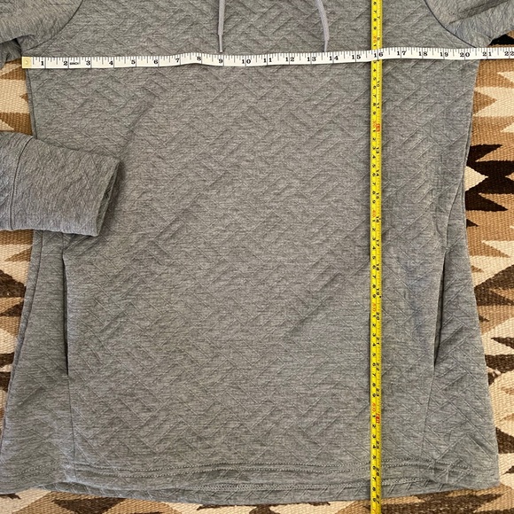 Reebok Cowl Neck Quilted Sweatshirt M - Picture 3 of 11